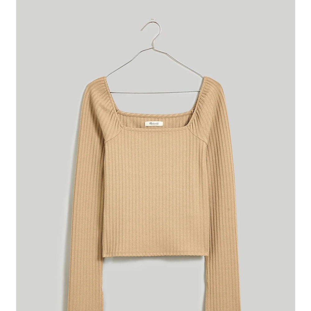 NWT Madewell long sleeved ribbed tee.